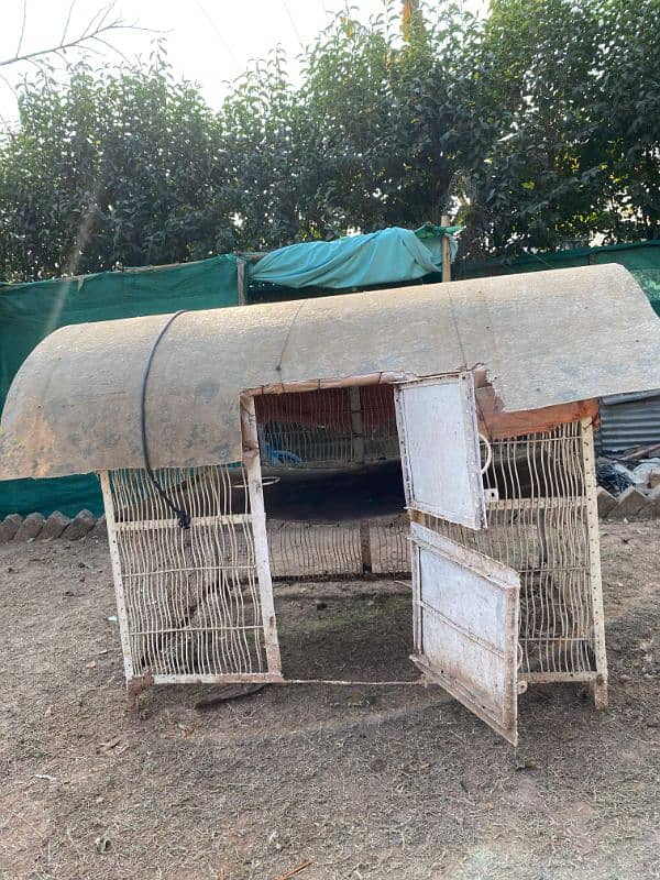 hens Cage double porshon for sale whatsapp or call 03125952440 4