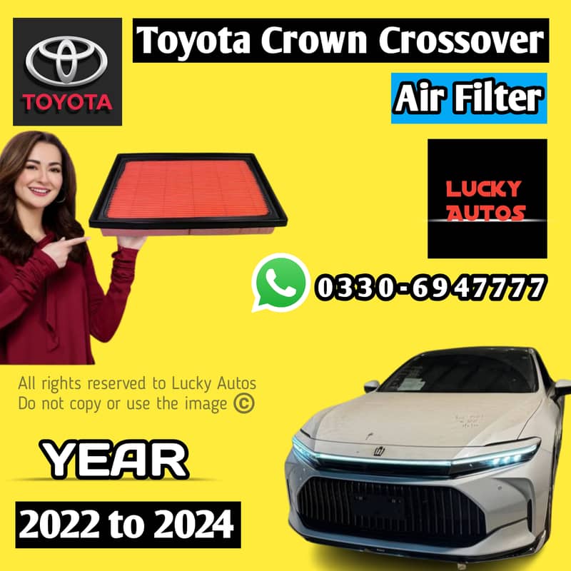 Toyota Crown Crossover Genuine Air Filter Year 2022 to 2024 0