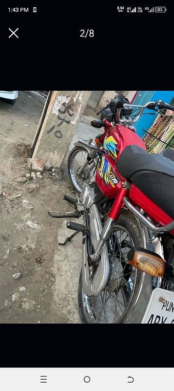 cd 70 brand new condition all ok number laga hiwa ba baki bike ok ha 7