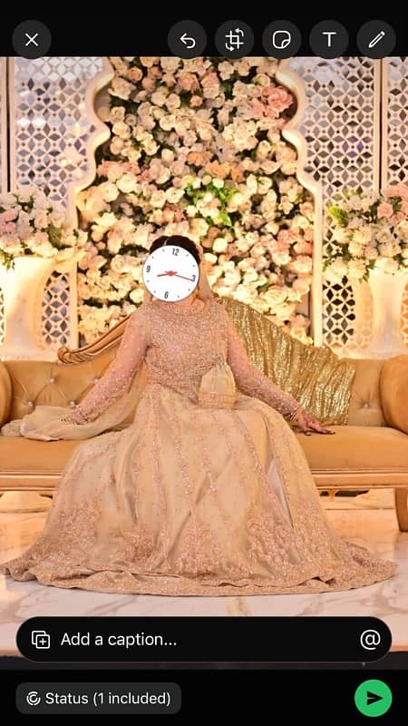 Walima Bridal Dress just 2 months huy haem 3