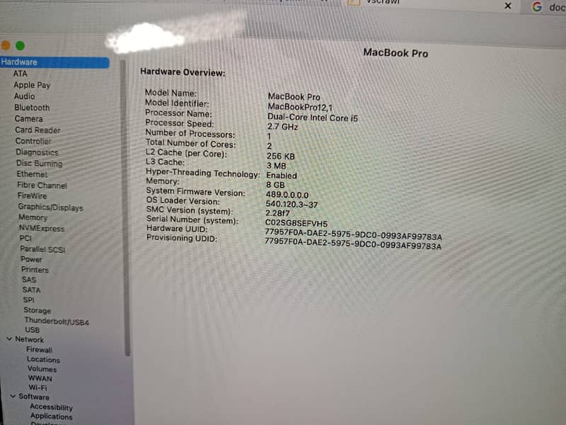 Macbook Pro 2015 Retina Display 8/128 Condition 10/10 2