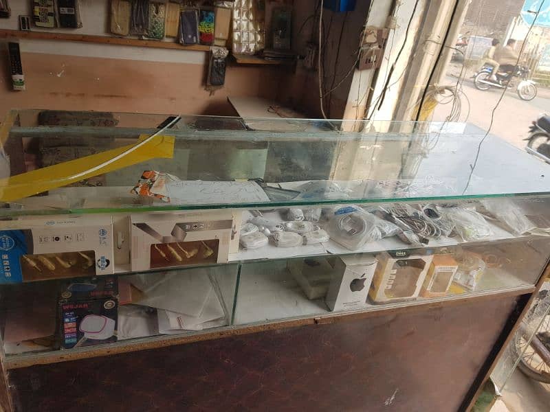 Mobile shop for sale with all counters and accessories 03477848318 4