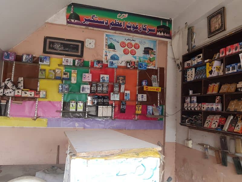 Mobile shop for sale with all counters and accessories 03477848318 7