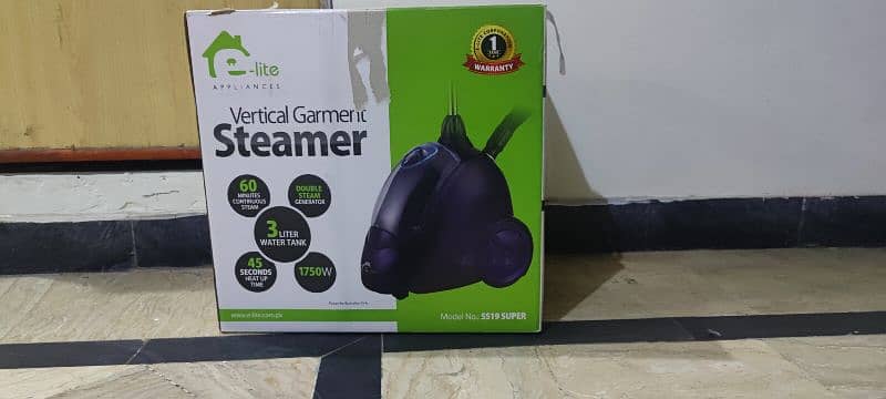 E-Lite Vertical Garment Steamer 0