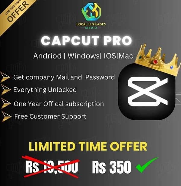 Capcut Pro All Unlocked Features Whatspp 03010073475 0