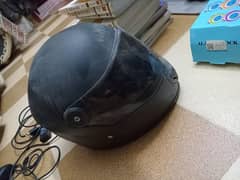 Full black helmet big size