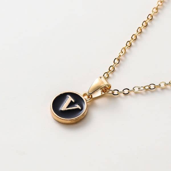 A to Z Alphabet Necklace,Locket,Pendants Gift for Boys Girls/Women 0