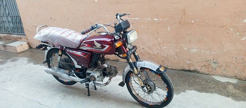 Honda 70 Model 2020/21 Rawalpindi Number 7