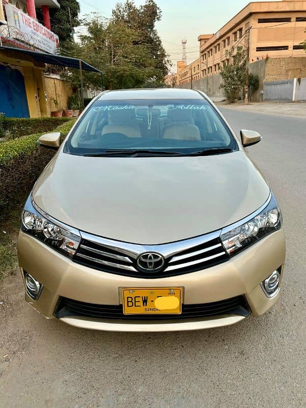 Toyota Corolla Altis Grande model 2015 registration 2016 Auto 2