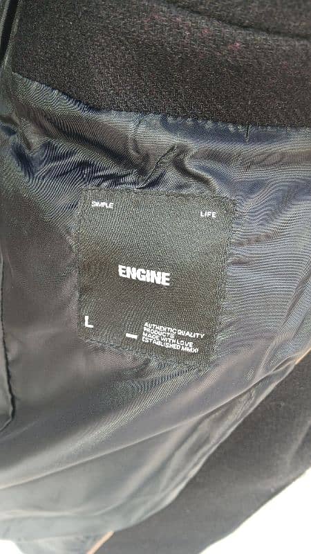 Brand New Black Long Coat (ENGINE) 7