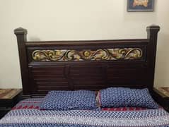 double bed with mattress for sale