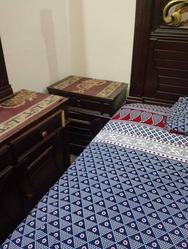 double bed with mattress for sale 8