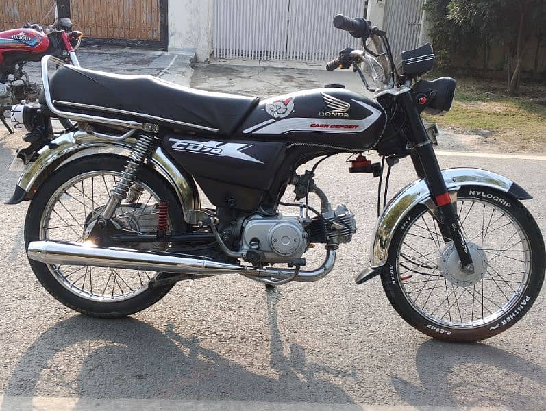 Honda cd70 2005 model restore and modified to 2025 model 1