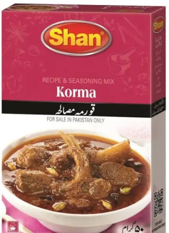 Shan Korma masala 50 hram 0