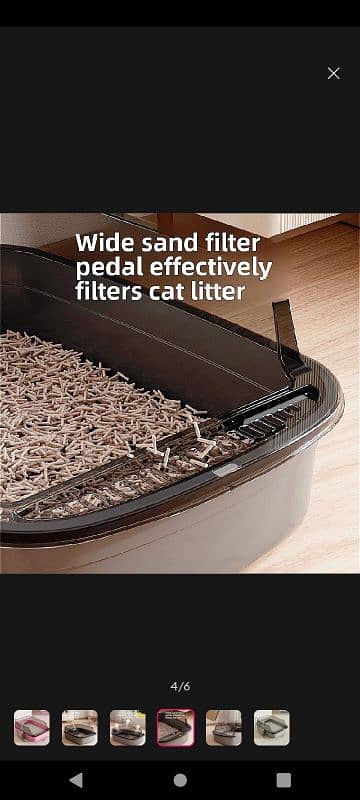 cat litter box with scoop 3