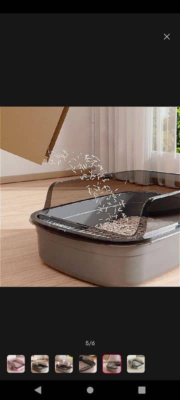 cat litter box with scoop 4