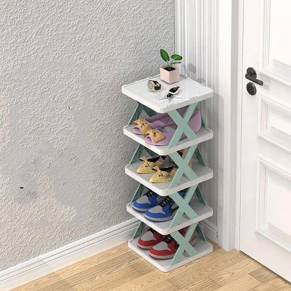 5-Layer Multi-Functional Rack Versatile Stackable Organizer for Shoes 3