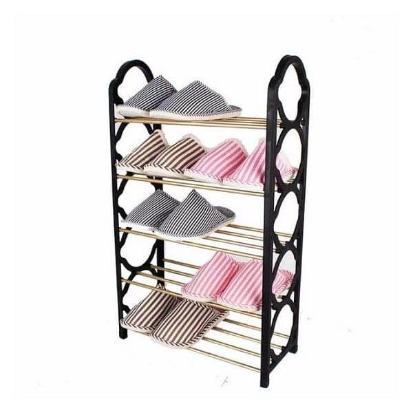 5-Layer Multi-Functional Rack Versatile Stackable Organizer for Shoes 6