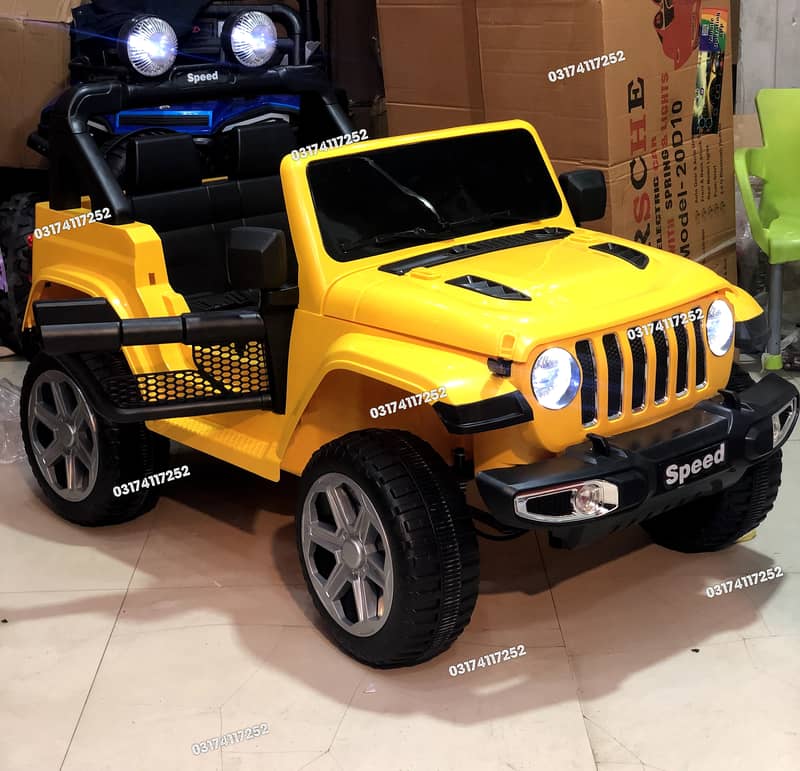 Kids Jeeps | Electric Jeep | Rubber Wheels Jeep | Ride On Cars 4×4 RC 13