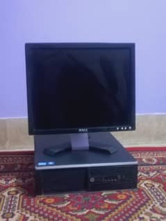 HP Core i3 2nd Generation/Dell Monitor Computer For Sale