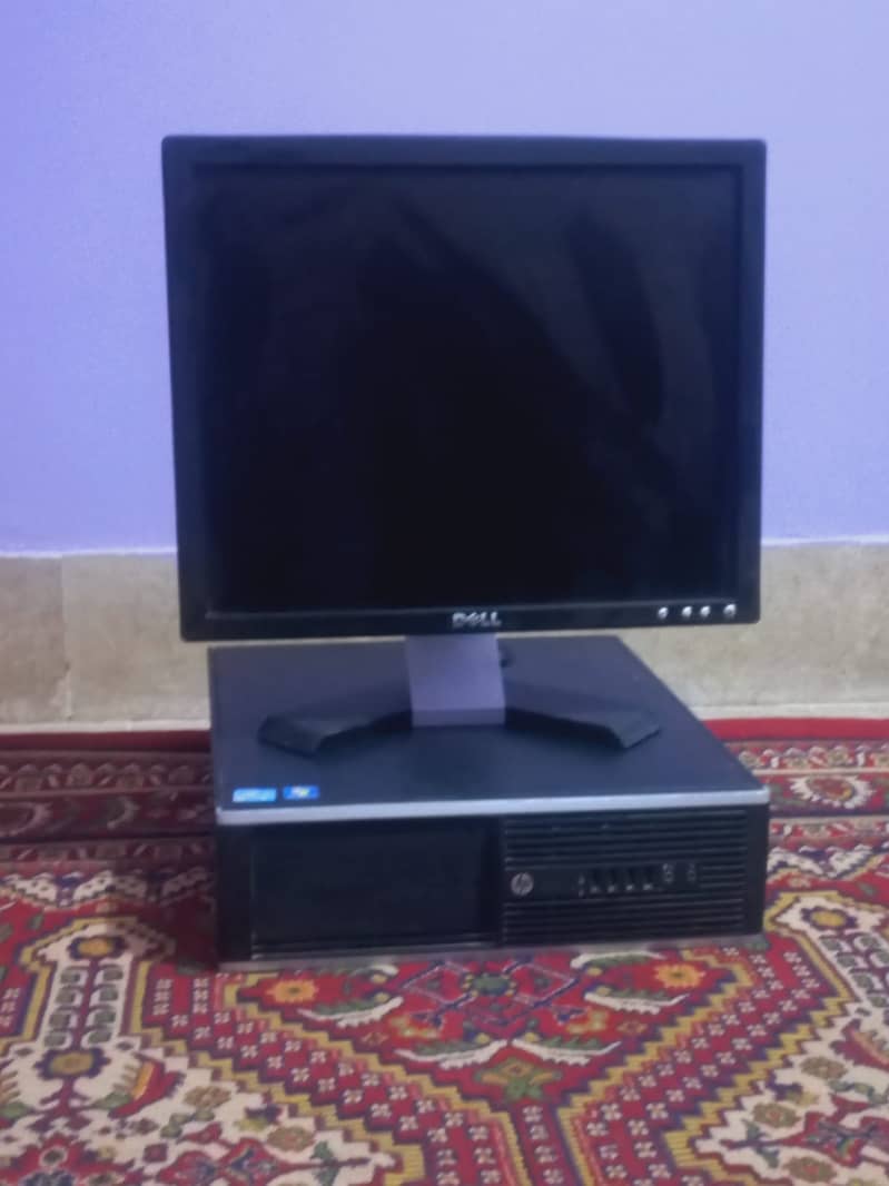 HP Core i3 2nd Generation/Dell Monitor Computer For Sale 1