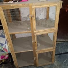 wood hen cage