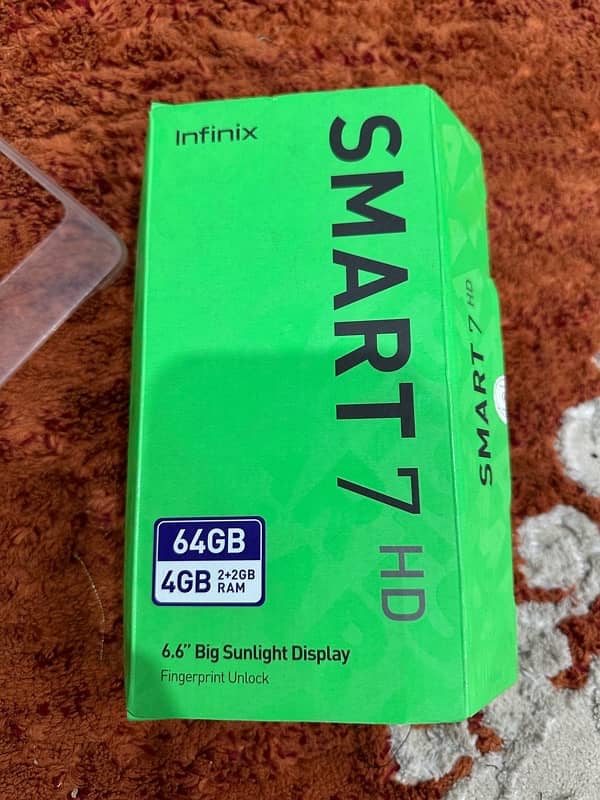 infinix smart 7 hd 4/64 full box 6