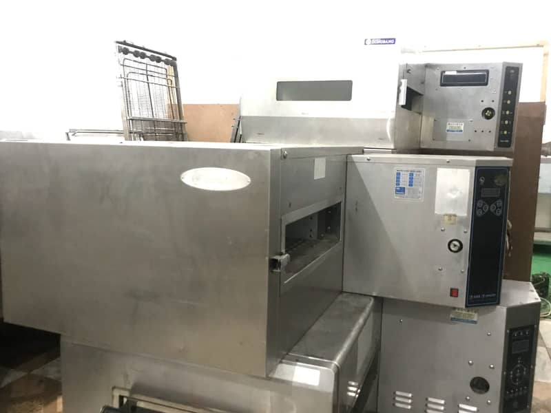 Pizza Oven Korean/conveyer pizza oven/ bakery oven/deep fryer 12