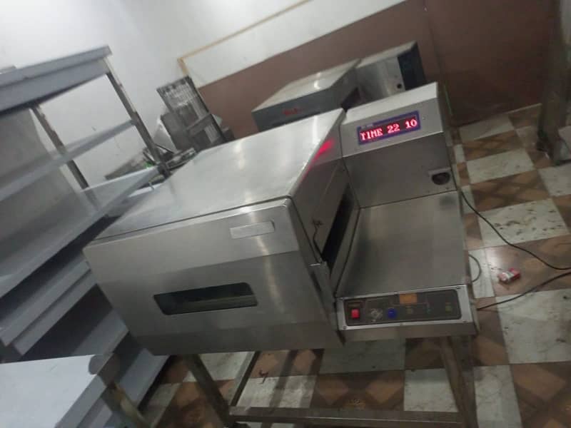 Pizza Oven Korean/conveyer pizza oven/ bakery oven/deep fryer 7