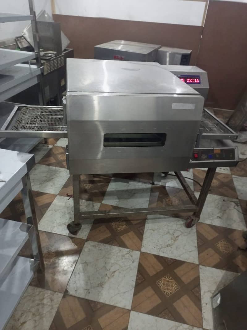 Pizza Oven Korean/conveyer pizza oven/ bakery oven/deep fryer 3