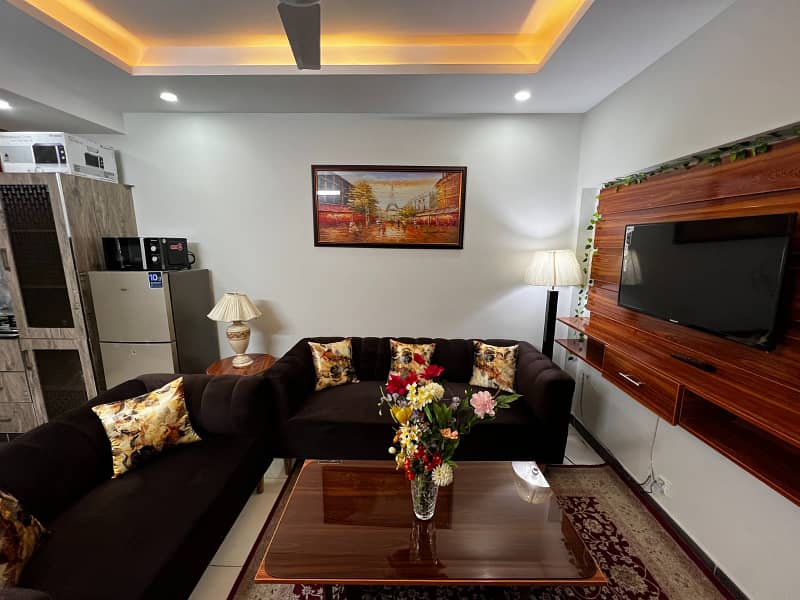 1 Bedroom Fully Furnished Apartment For Rent in E-11 Islamabad 11