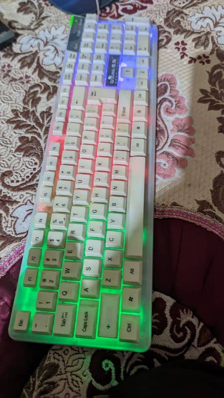 RGB keyboard only RGB light he not macanical 4