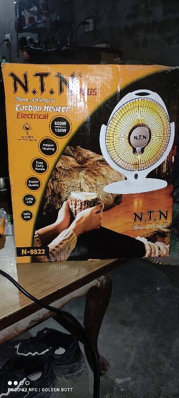 NTN plus carbon heater Elcctrical N-8822 0