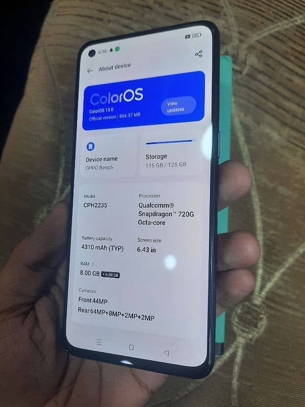 Oppo Reno 6 (Minor Shade) 8/128 6