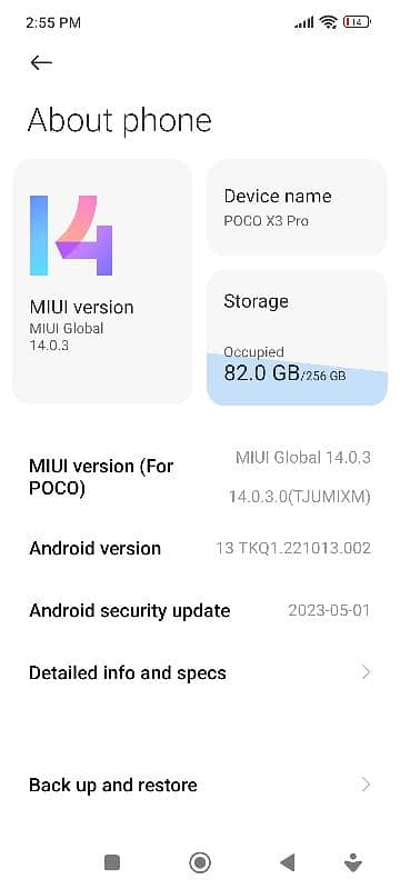 poco X3 pro 8 256 gb (urgent sale) 8