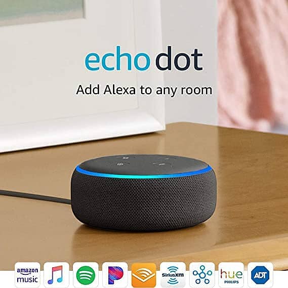 Amazon Echo Dot (3rd Gen) - Smart speaker with Alexa, Charcoal 0