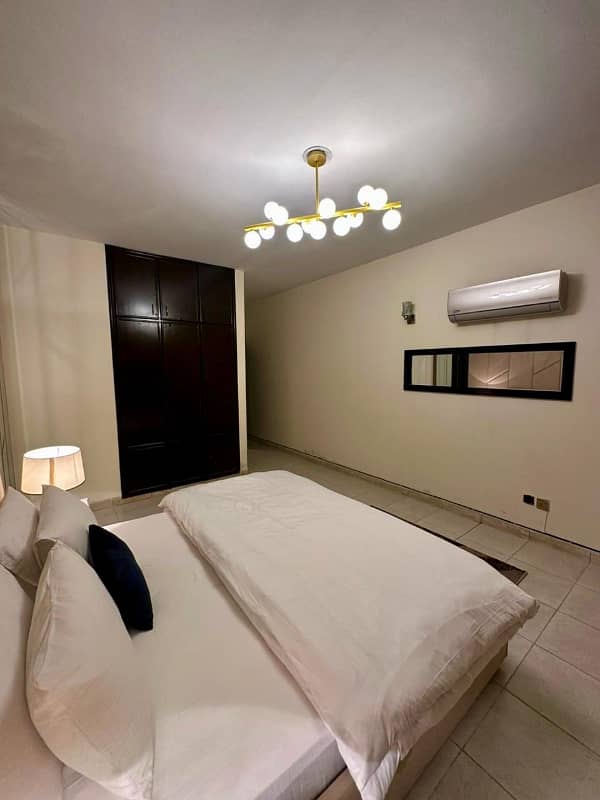 Luxury Furnished 1 Bedroom flat For Perday or Perweek in Islamabad 8