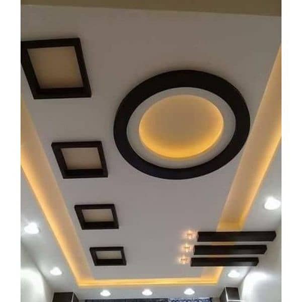 false ceiling, pop ceiling, Gypsum Board 8x4, Fancy Ceiling 1