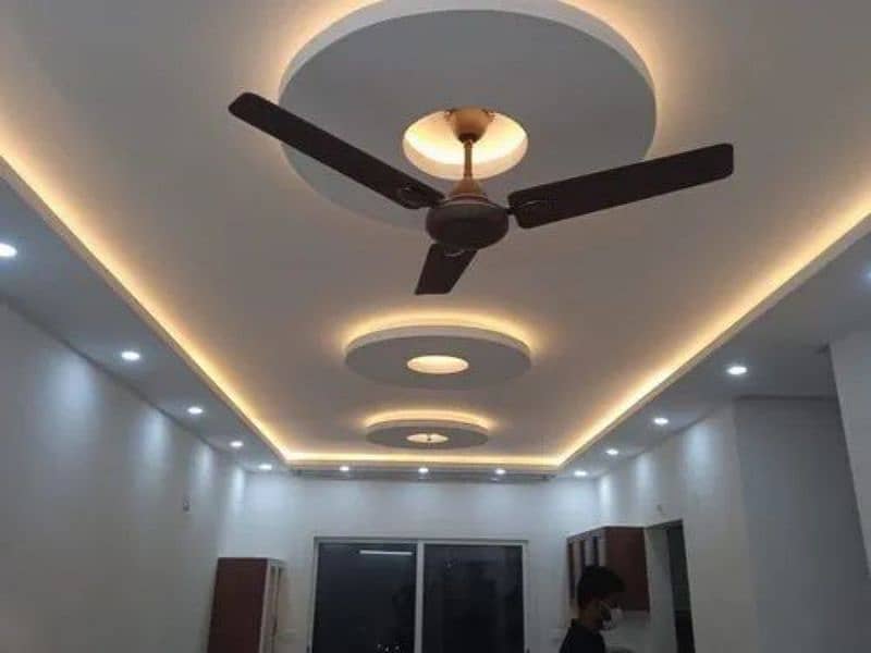 false ceiling, pop ceiling, Gypsum Board 8x4, Fancy Ceiling 2