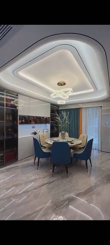 false ceiling, pop ceiling, Gypsum Board 8x4, Fancy Ceiling 5