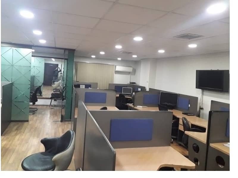 Fully Furnished Area 850 Square Feet Office Available For sale Real Pictures In Main Boulevard Road Gulberg 3 Lahore 1