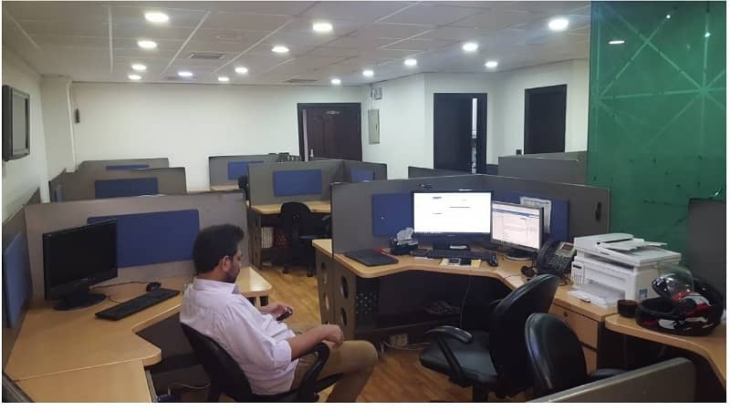 Fully Furnished Area 850 Square Feet Office Available For sale Real Pictures In Main Boulevard Road Gulberg 3 Lahore 11