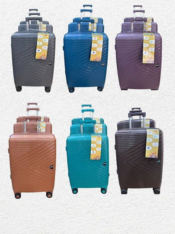 Luggage - Suitcase - Travel Bags - safari bags -3 pieces set -20+24+28 5