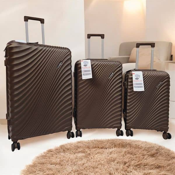 Luggage - Suitcase - Travel Bags - safari bags -3 pieces set -20+24+28 16