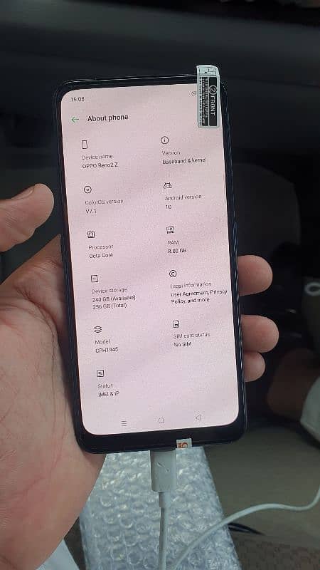 Oppo Reno 2 Z 8gb 256gb Pta approved 2