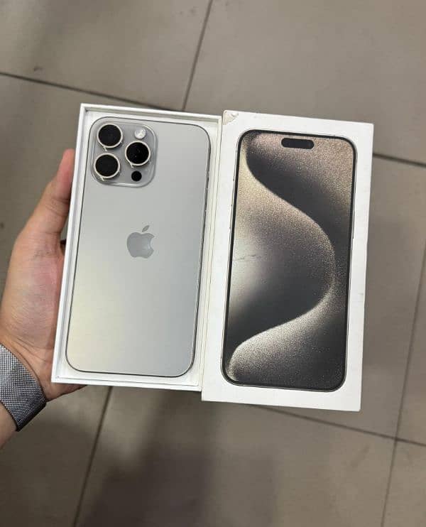 IPHONE 15 PRO MAX 256GB H/K NON PTA 0