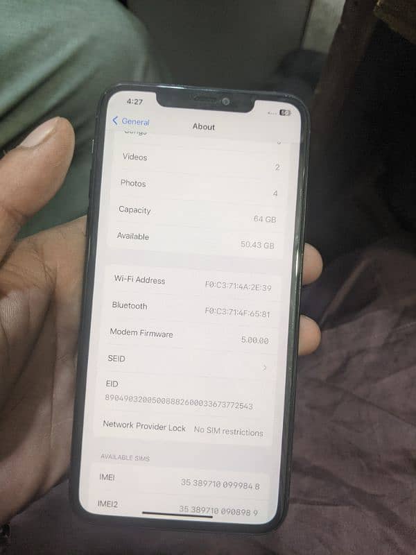 iPhone 11 pro max 64gb 3