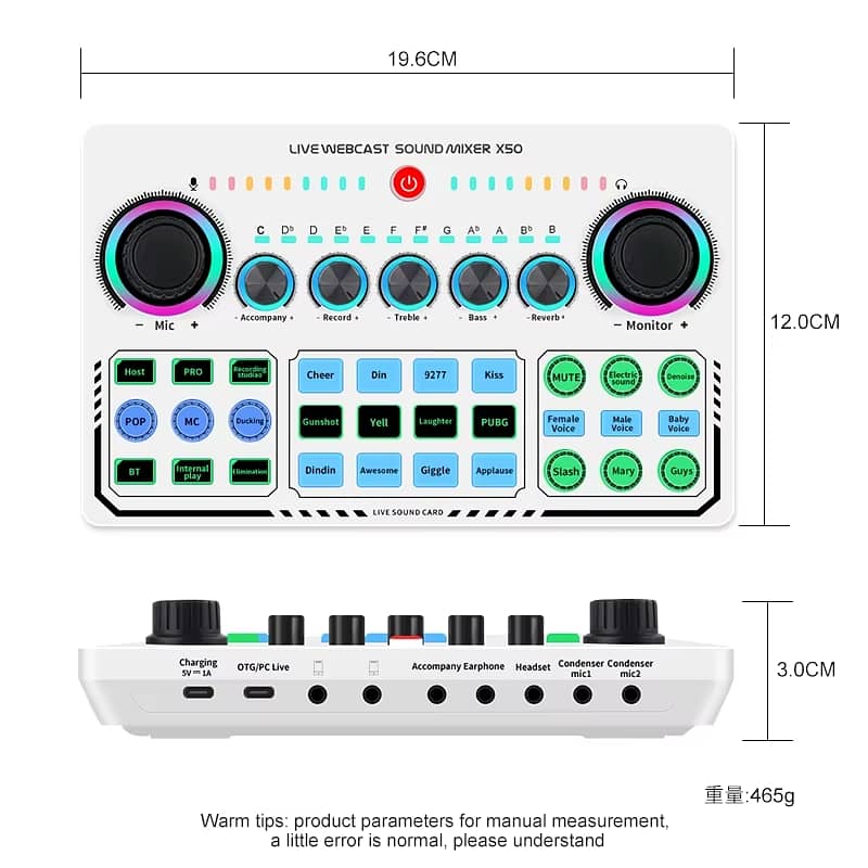 Mixing Live Sound Card Recording Studio,streaming,vocal effects,sing 0