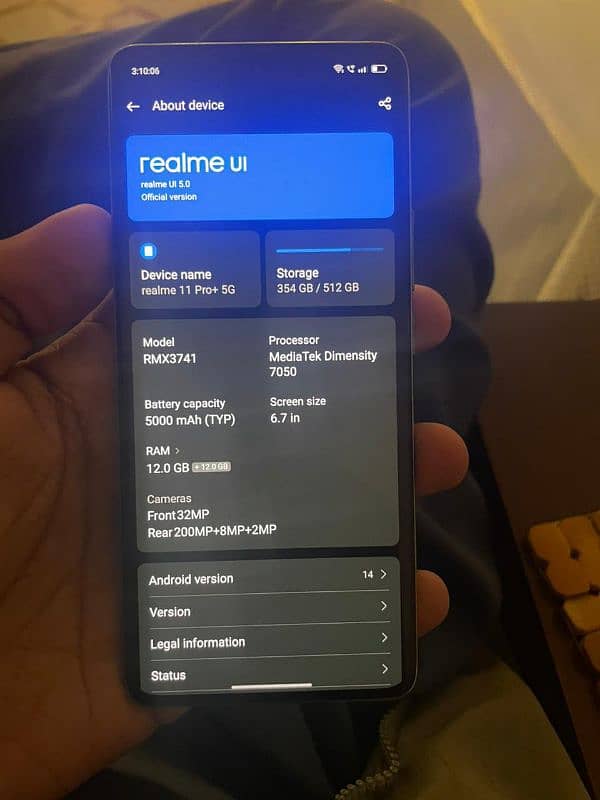 Realme 11 pro plus 24/512 7