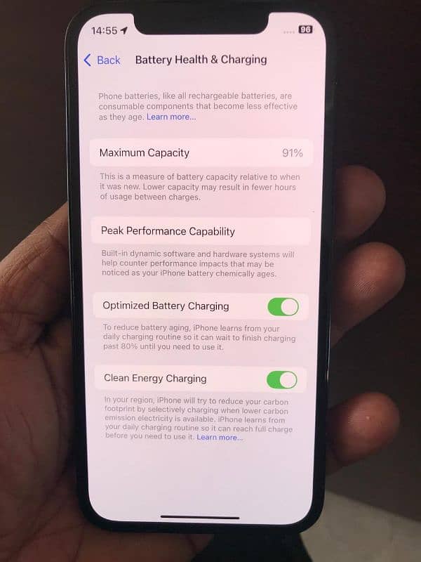 iPhone 12 Pro - PTA Approved - 91% Battery - 128GB- Like New 11